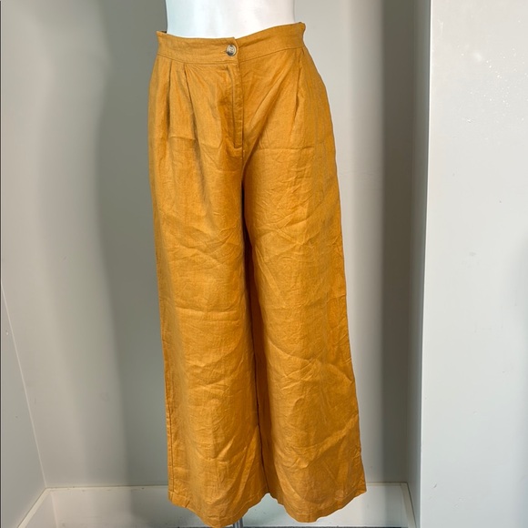 Magaschoni Lined Wide Leg high Waist Trousers Pants Like New - Picture 1 of 7